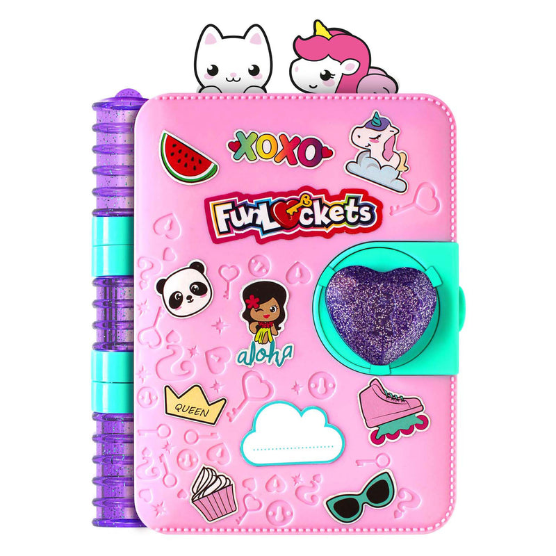 Afbeelding laden in galerijviewer, Funlockets jumbo - - secret journal - dagboek meisjes - vanaf 6 jaar
