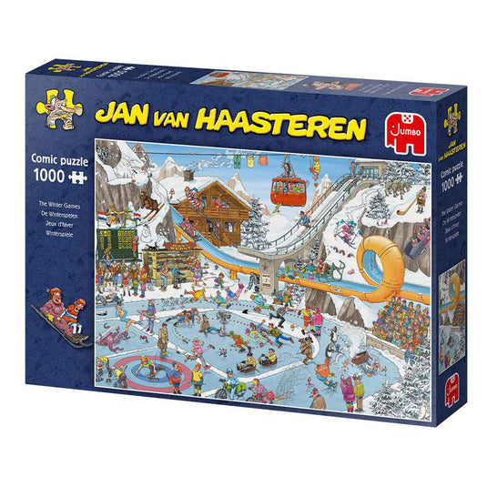 Jan van haasteren legpuzzel - winterspelen, 1000st.