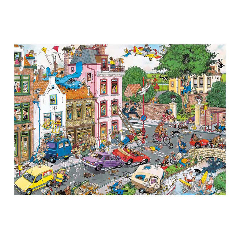 Load image into Gallery viewer, Jumbo jan van haasteren legpuzzel - vrijdag de 13e, 1000st.
