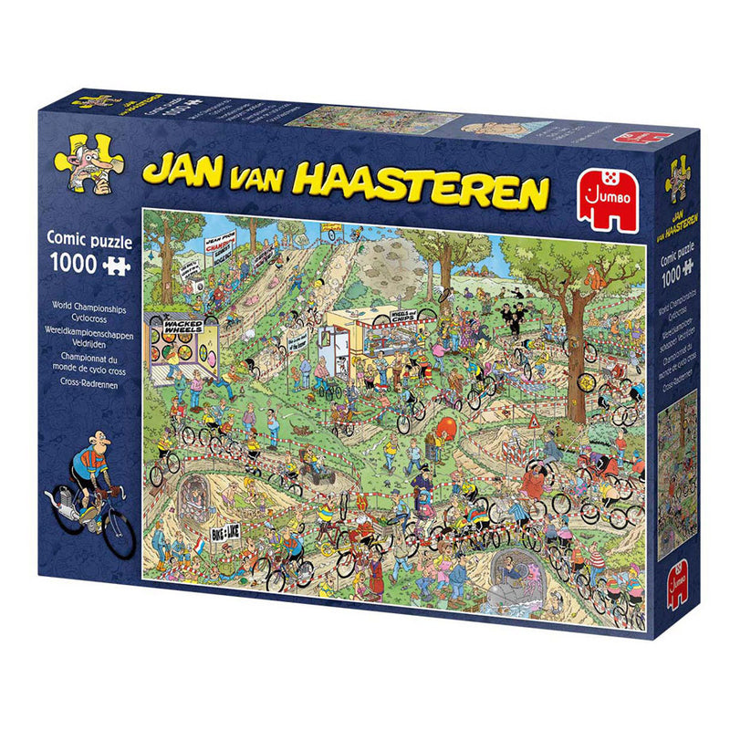Load image into Gallery viewer, Jumbo jan van haasteren legpuzzel - veldrijden, 1000st.
