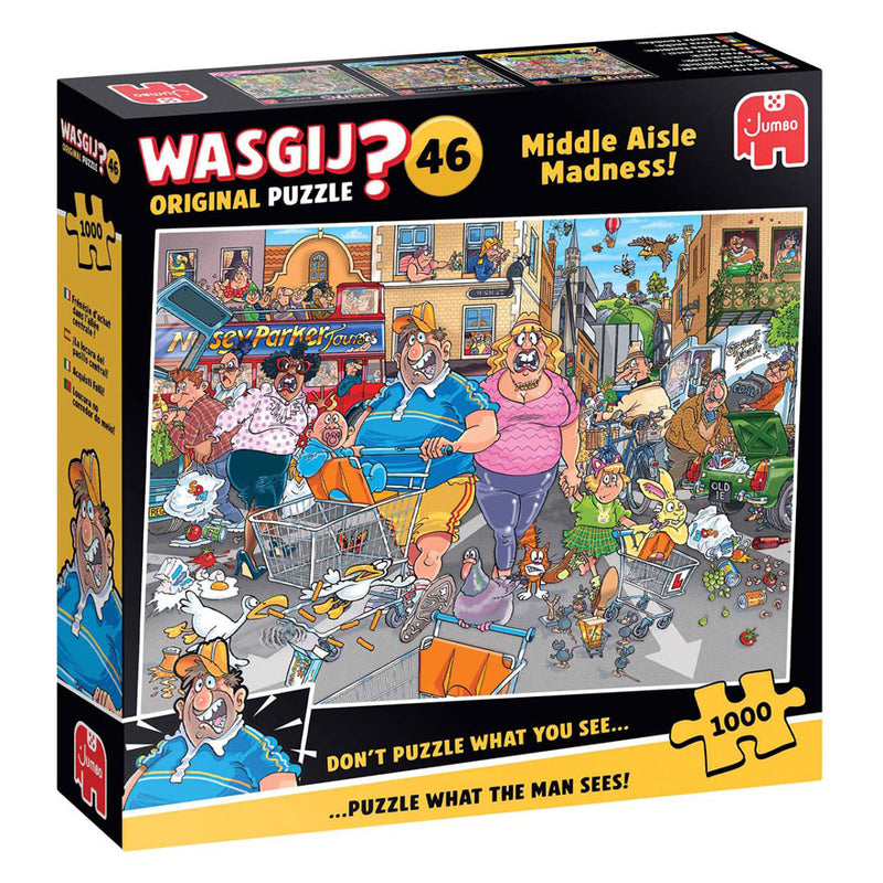 Load image into Gallery viewer, Jumbo wasgij original 46 legpuzzel - buitenkansjes!, 1000st.
