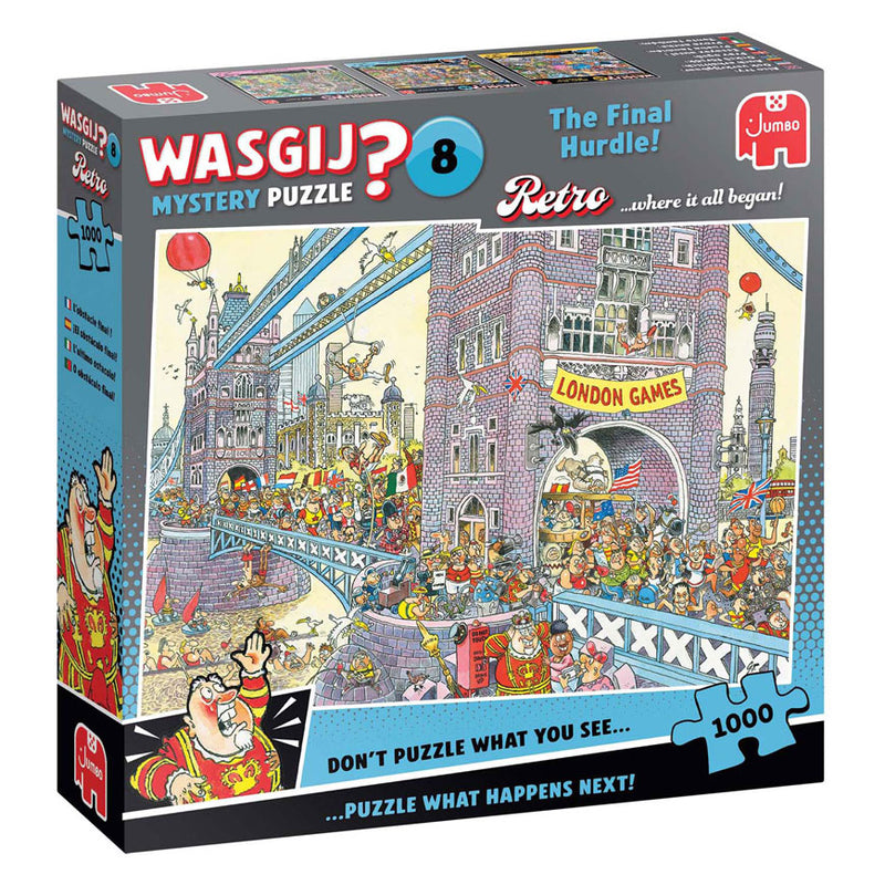 Load image into Gallery viewer, Jumbo wasgij retro mystery 8 legpuzzel - de laatste horde!, 1000st.
