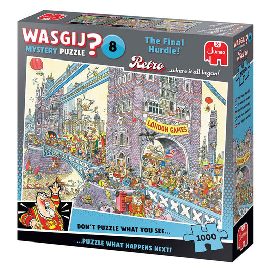 Merkloos sans marque wasgij retro mystery 8 legpuzzel - de laatste horde!, 1000st.