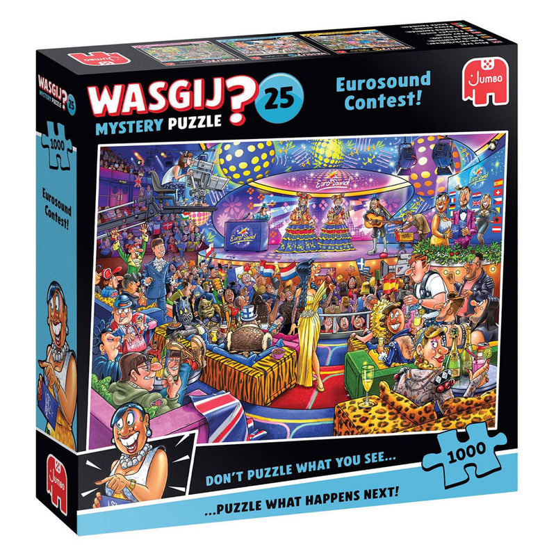 Load image into Gallery viewer, Jumbo wasgij mystery 25 - eurosound contest!, 1000st.
