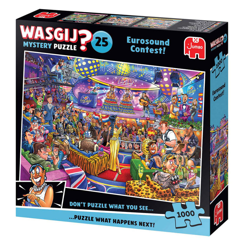 Load image into Gallery viewer, Jumbo wasgij mystery 25 - eurosound contest!, 1000st.
