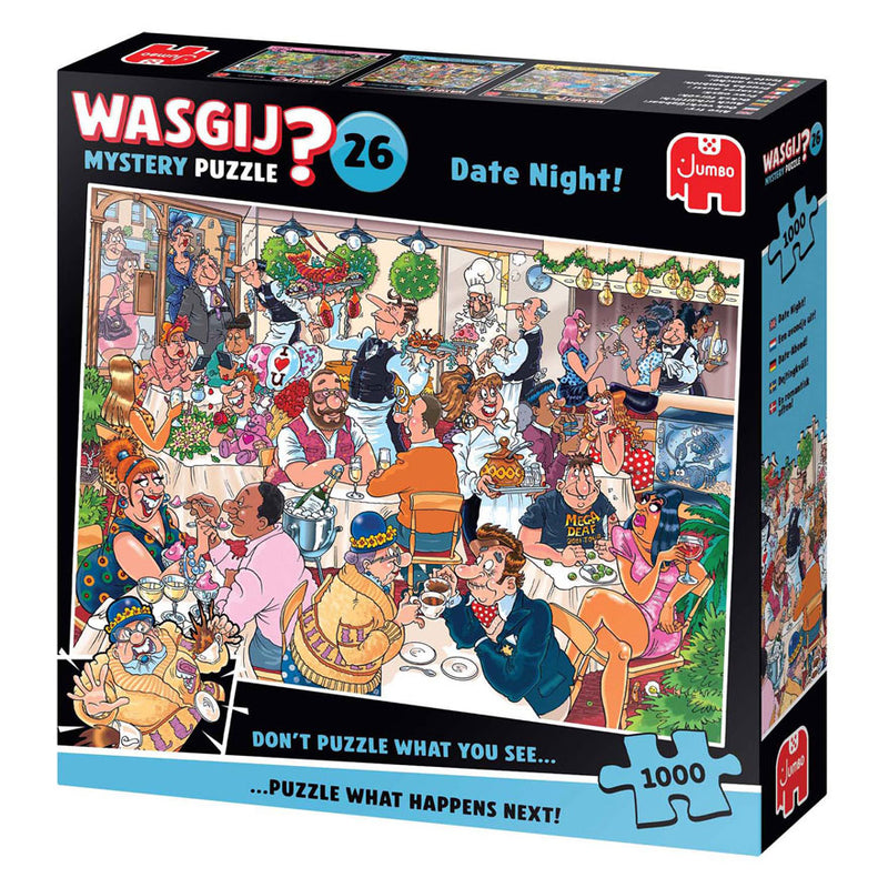 Load image into Gallery viewer, Jumbo wasgij mystery 26 legpuzzel - date night!, 1000st.
