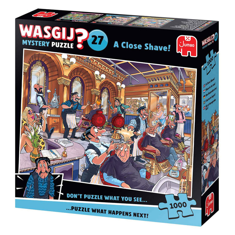 Laden Sie das Bild in Galerie -Viewer, Wasgij mystery 27 legpuzzel - vlam in de pan!, 1000st.
