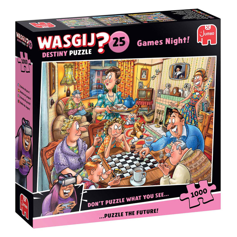 Laden Sie das Bild in Galerie -Viewer, Jumbo wasgij destiny 25 legpuzzel - spelletjesavond, 1000st.
