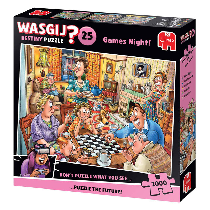 Laden Sie das Bild in Galerie -Viewer, Jumbo wasgij destiny 25 legpuzzel - spelletjesavond, 1000st.
