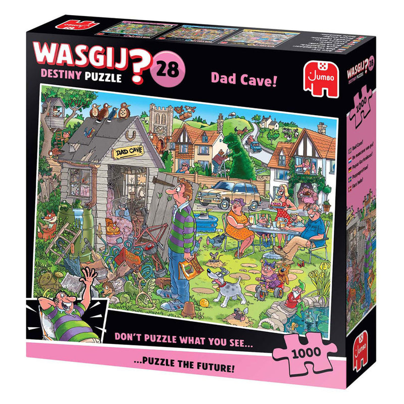 Afbeelding laden in galerijviewer, Jumbo wasgij destiny 28 legpuzzel - de mancave van pa, 1000st.
