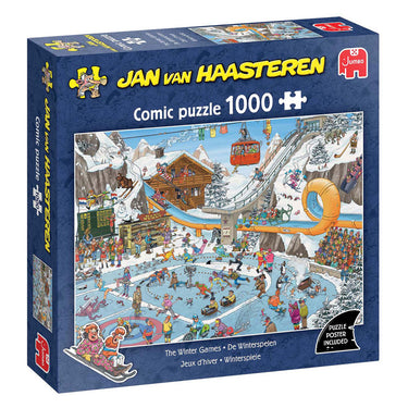 Jumbo jan van haasteren legpuzzel - winterspelen, 1000st.