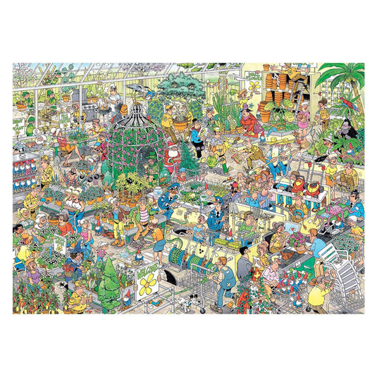 Jan van haasteren legpuzzel - het tuincentrum, 1000st.