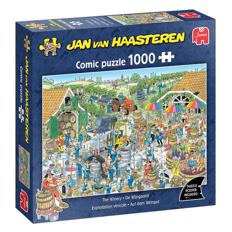 Load image into Gallery viewer, Jumbo jan van haasteren legpuzzel - de wijnmakerij, 1000st.
