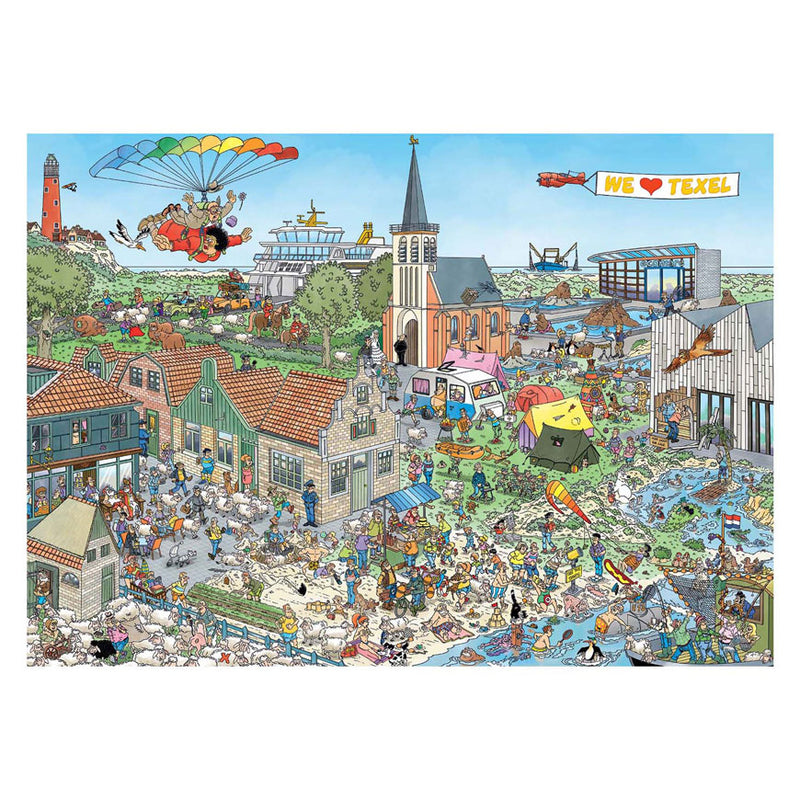 Afbeelding laden in galerijviewer, Jumbo jan van haasteren texel puzzel 1000pcs
