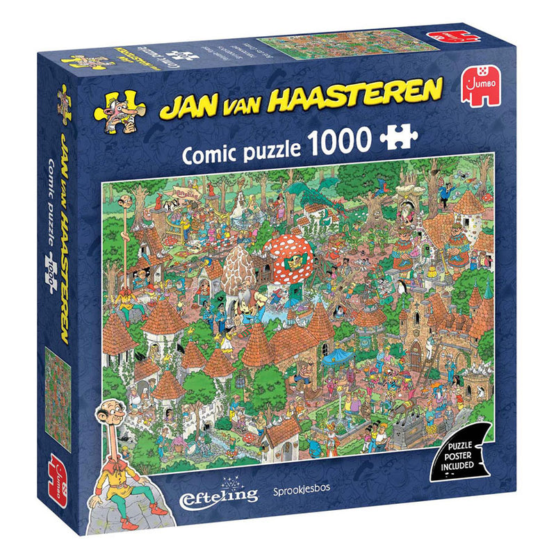 Load image into Gallery viewer, Jumbo jan van haasteren legpuzzel - efteling sprookjesbos, 1000st.
