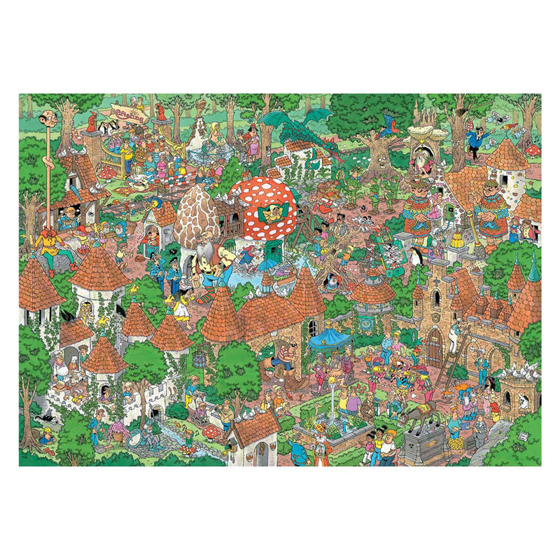 ギャラリービューアに画像をロードする, Jumbo puzzel 1000 st. jvh - efteling sprookjesbos
