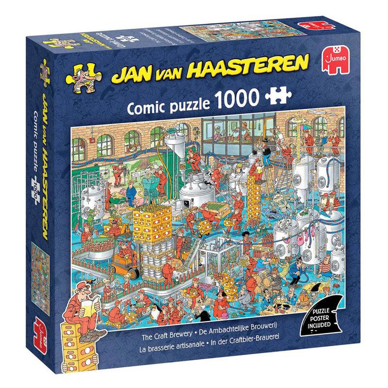 Load image into Gallery viewer, Jumbo jan van haasteren legpuzzel - de ambachtelijke brouwerij, 1000st.
