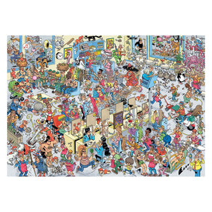 Jumbo puzzel 1000 st. jvh bij de kapper