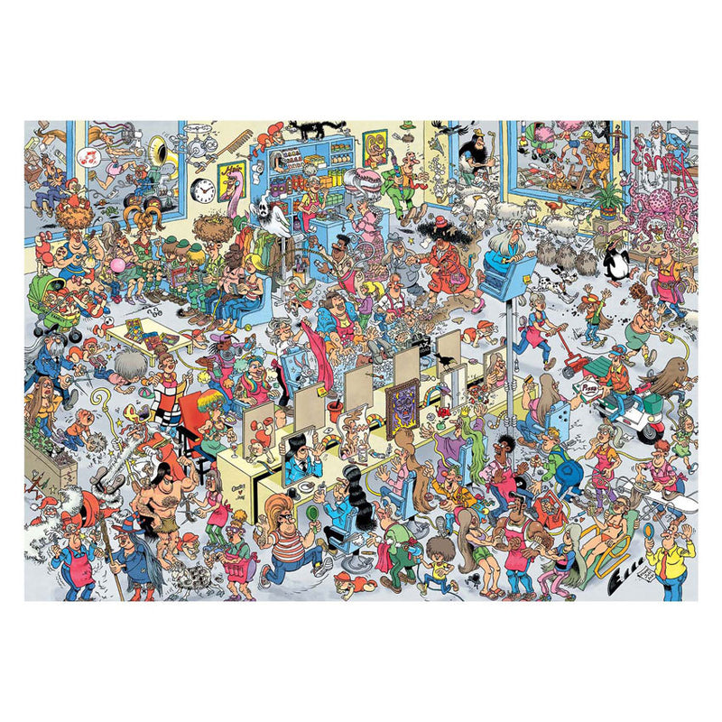 Load image into Gallery viewer, Jumbo jan van haasteren legpuzzel - bij de kapper, 1000st.
