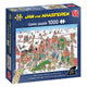 Jumbo jan van haasteren legpuzzel - het dorp van de kerstman, 1000st.