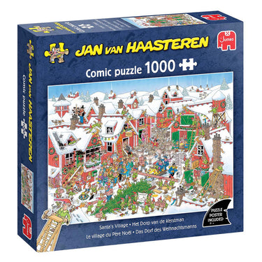 Jumbo jan van haasteren legpuzzel - het dorp van de kerstman, 1000st.