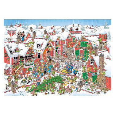 Jumbo jan van haasteren legpuzzel - het dorp van de kerstman, 1000st.