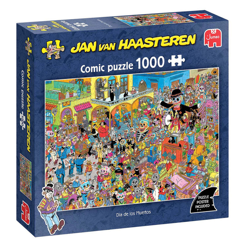 Load image into Gallery viewer, Jumbo jan van haasteren legpuzzel - dia de los muertos, 1000st.
