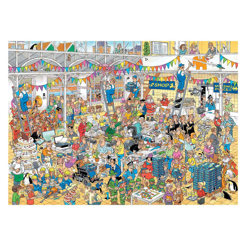 Load image into Gallery viewer, Jumbo jan van haasteren legpuzzel - 10 jaar jan van haasteren studio, 1000st.
