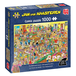 Jan van haasteren legpuzzel - het bejaardentehuis, 1000st.