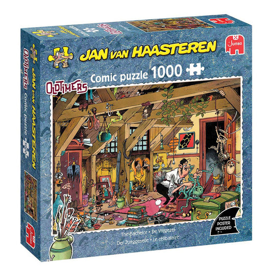 Jumbo jan van haasteren legpuzzel - oldtimers de vrijgezel, 1000st.
