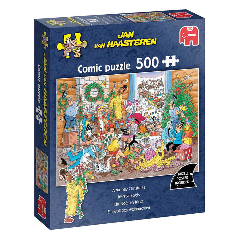 Load image into Gallery viewer, Jumbo jan van haasteren legpuzzel - kerstkriebels - 500st.
