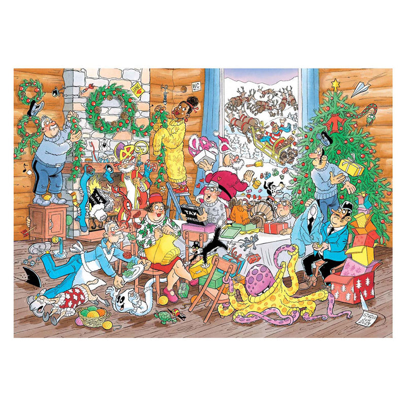 Load image into Gallery viewer, Jumbo jan van haasteren legpuzzel - kerstkriebels - 500st.

