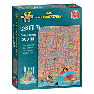 Jumbo jan van haasteren legpuzzel expert 5 - waar is het lek? - 500st.