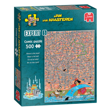 Jumbo jan van haasteren legpuzzel expert 5 - waar is het lek? - 500st.