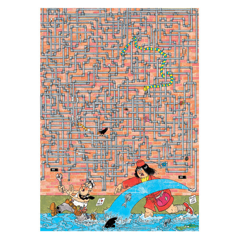 Laden Sie das Bild in Galerie -Viewer, Jumbo jan van haasteren legpuzzel expert 5 - waar is het lek? - 500st.
