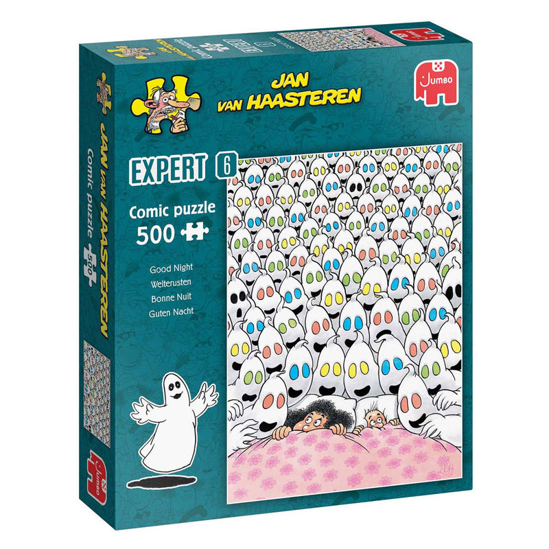 Afbeelding laden in galerijviewer, Jumbo jan van haasteren legpuzzel - expert 6 welterusten - 500st.

