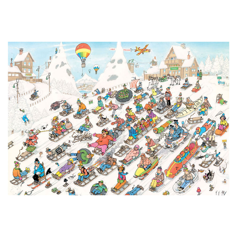 Afbeelding laden in galerijviewer, Jumbo jan van haasteren legpuzzel - van onderen! - 2000st.

