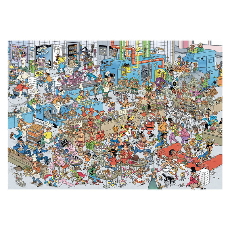 Afbeelding laden in galerijviewer, Jumbo puzzel jan van haasteren de bakkerij 2000 stukjes landschap.
