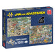 Jumbo jan van haasteren legpuzzel - 2in1 safari storm, 2x1000st.