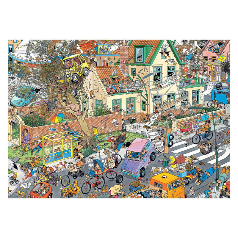 Afbeelding laden in galerijviewer, Jumbo jan van haasteren legpuzzel - 2in1 safari storm, 2x1000st.
