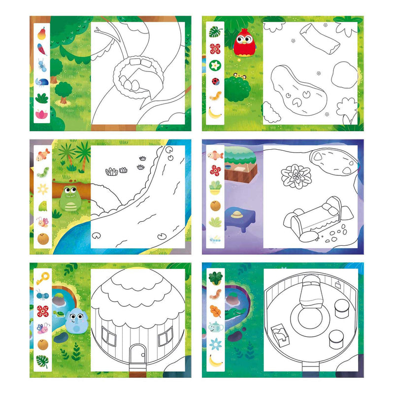 Load image into Gallery viewer, Jumbo water magic squishies jungle
