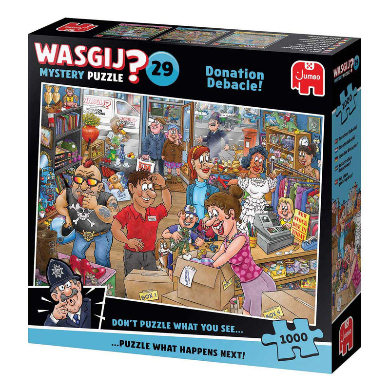 Load image into Gallery viewer, Jumbo wasgij mystery 29 donatiedebacle! 1000pc
