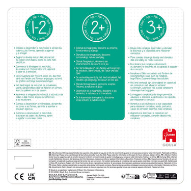 Goula jumbo noppenpuzzel silhouet - 15st.
