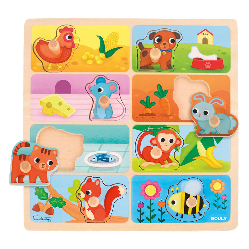 ギャラリービューアに画像をロードする, Jumbo goula noppenpuzzel mijn lievelingseten - 8st.
