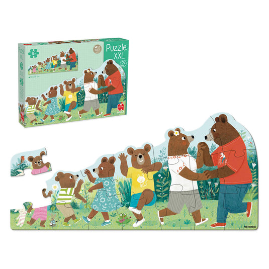 Goula jumbo puzzel xxl beren familie - 16st.