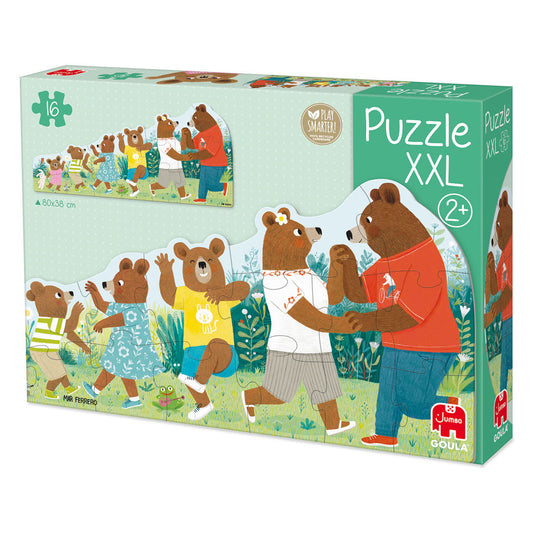 Goula jumbo puzzel xxl beren familie - 16st.