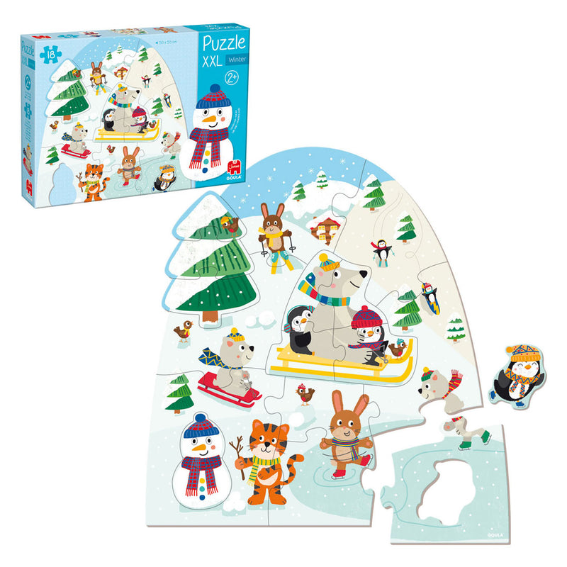 Afbeelding laden in galerijviewer, Goula jumbo puzzel xxl winter - 18st.
