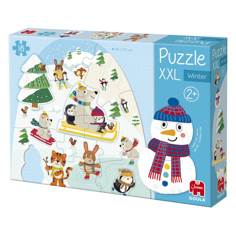 Afbeelding laden in galerijviewer, Goula jumbo puzzel xxl winter - 18st.
