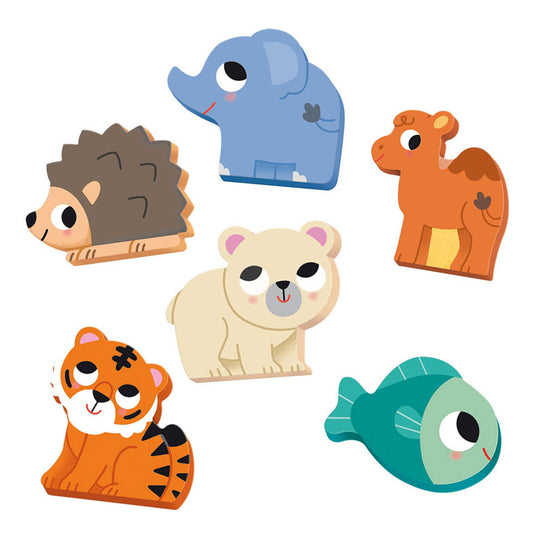 Jumbo goula puzzel 6 habitat - 5st.