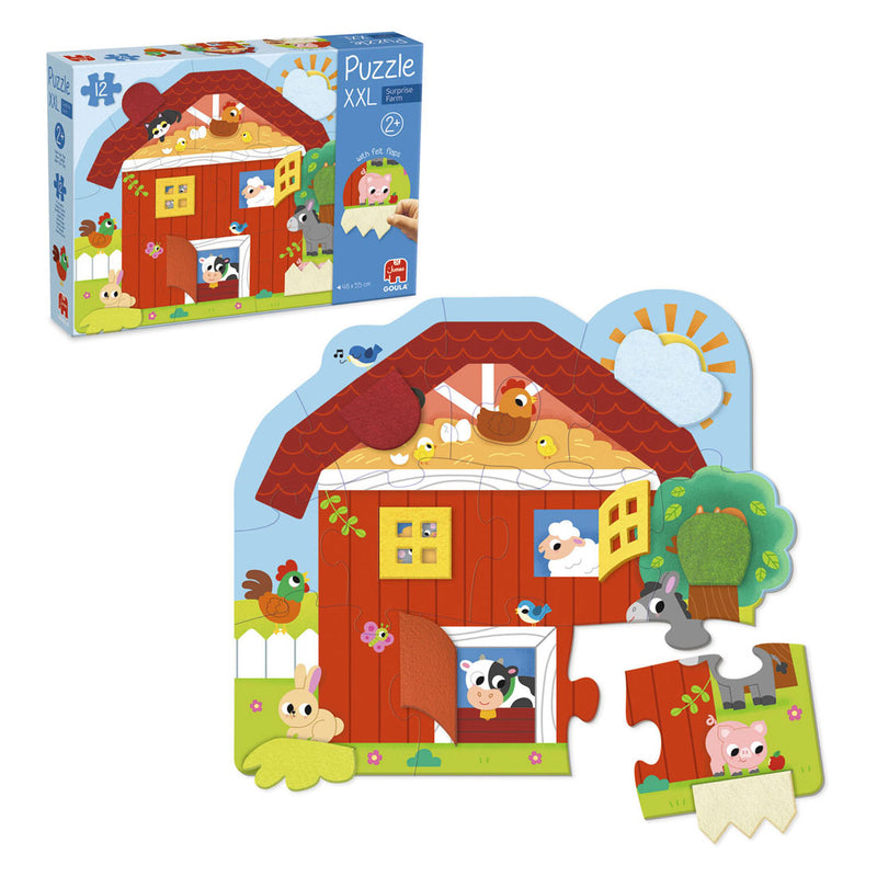 Afbeelding laden in galerijviewer, Jumbo goula puzzel xxl surprise farm - 12st.
